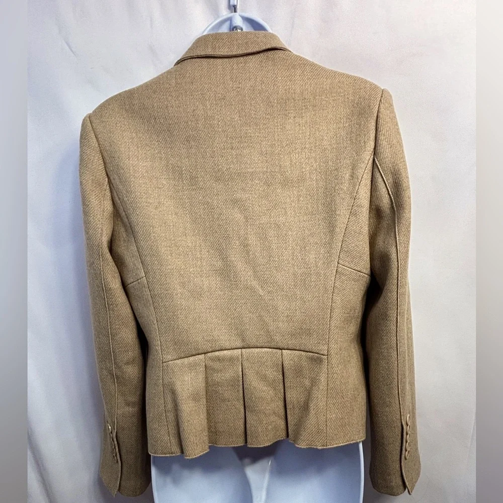 BCBG Tan Wool Blazer - Picture 4 of 10